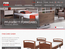 Tablet Screenshot of fmb-care.de